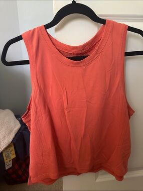 Lululemon Train to Be - Coral Sleeveless Workout Tank